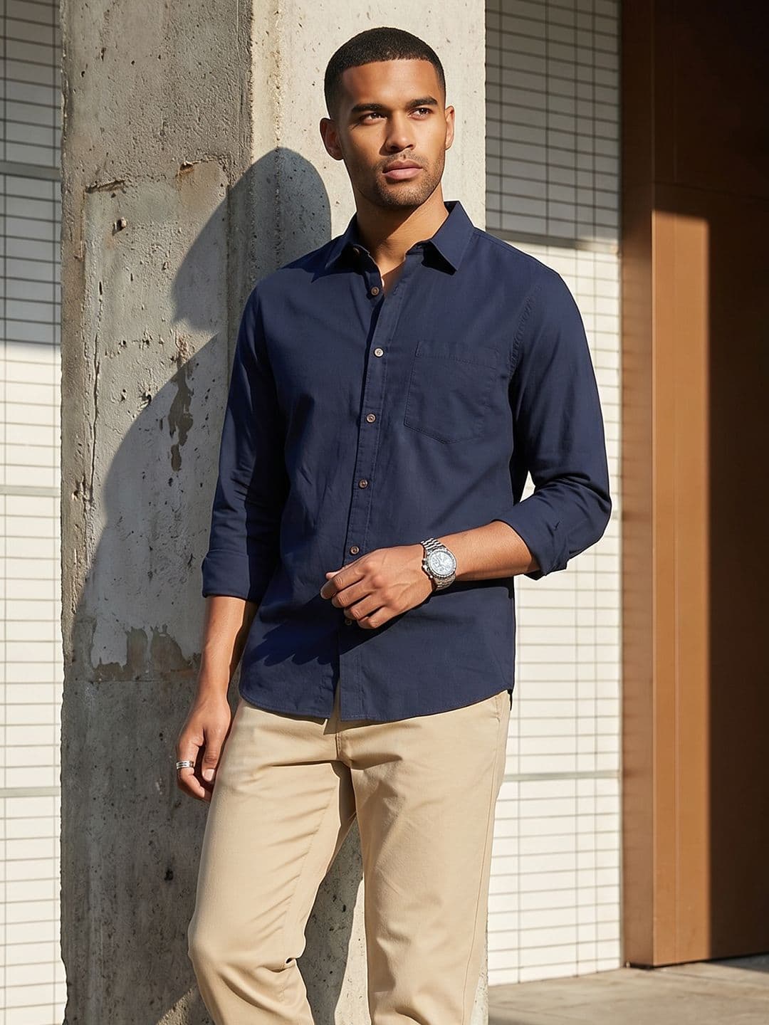 The Roadster Life Co. Spread Collar Casual Shirt - view 1