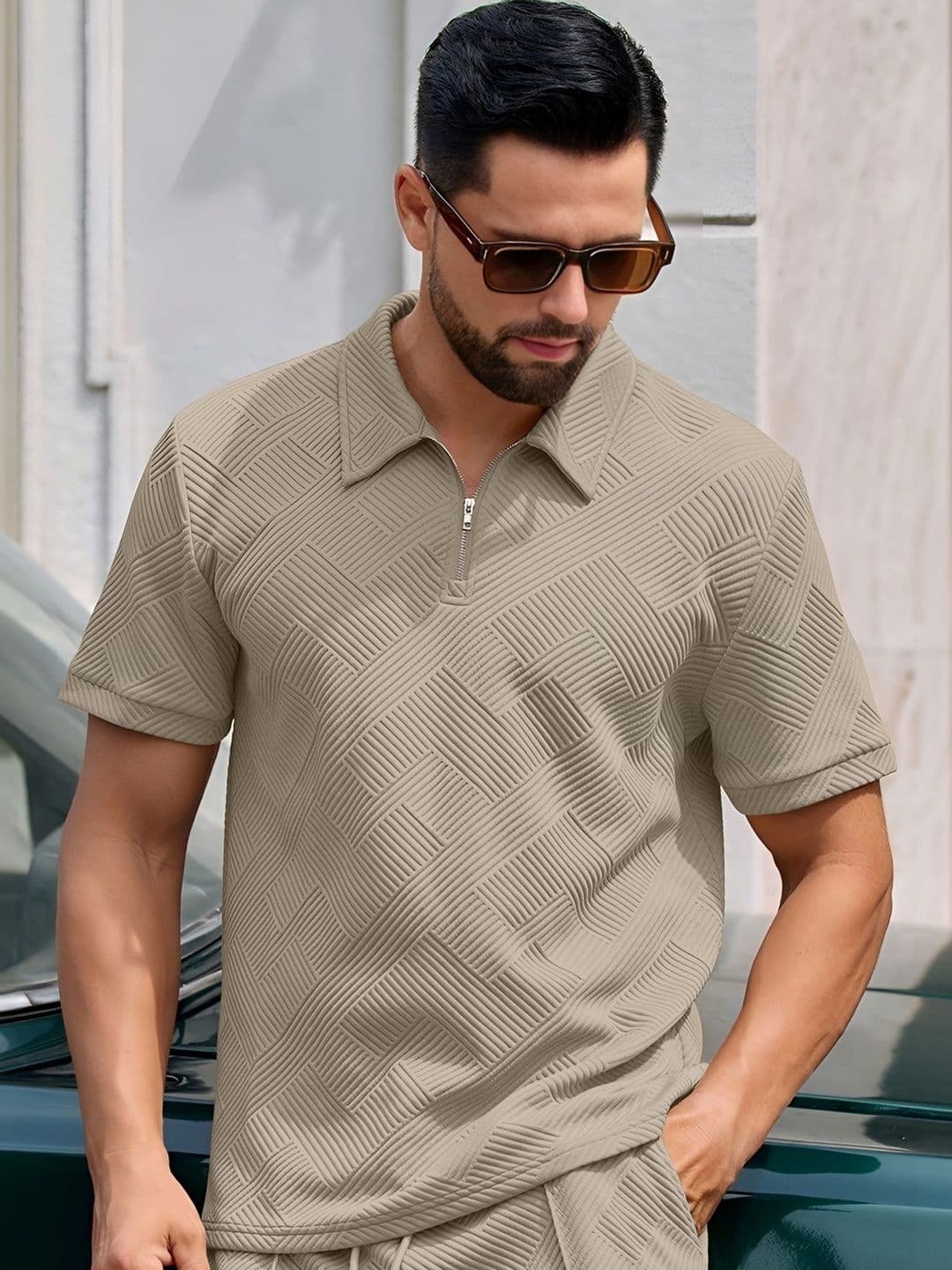 SZN Men Polo Collar T-shirt - view 1