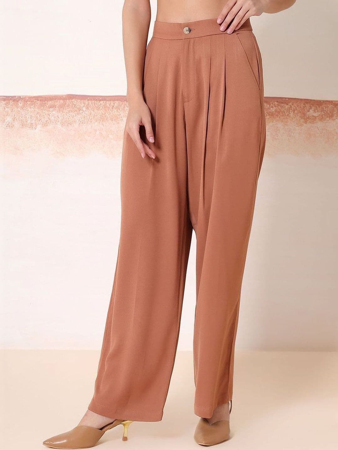 Stylecast X Kotty Women High-Rise Pleated Trousers - view 1