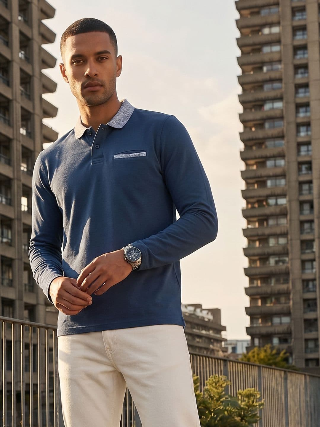 The Roadster Life Co. Polo Collar T-shirt - view 1