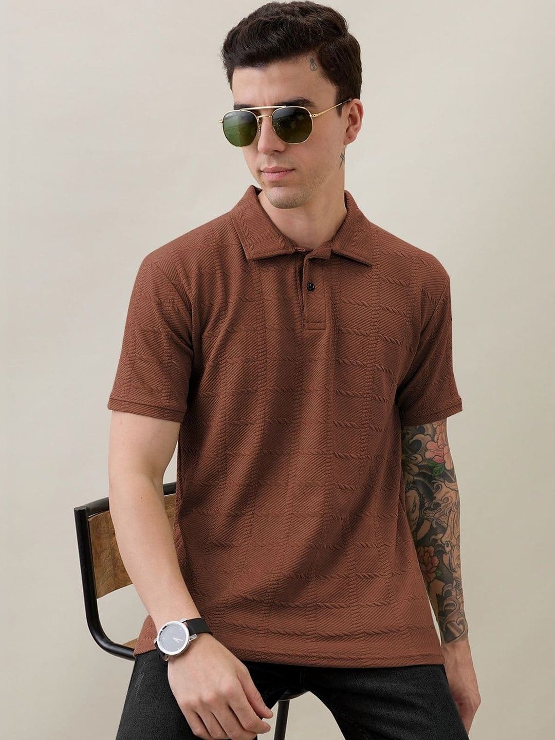 SZN Men Polo Collar T-shirt - view 1