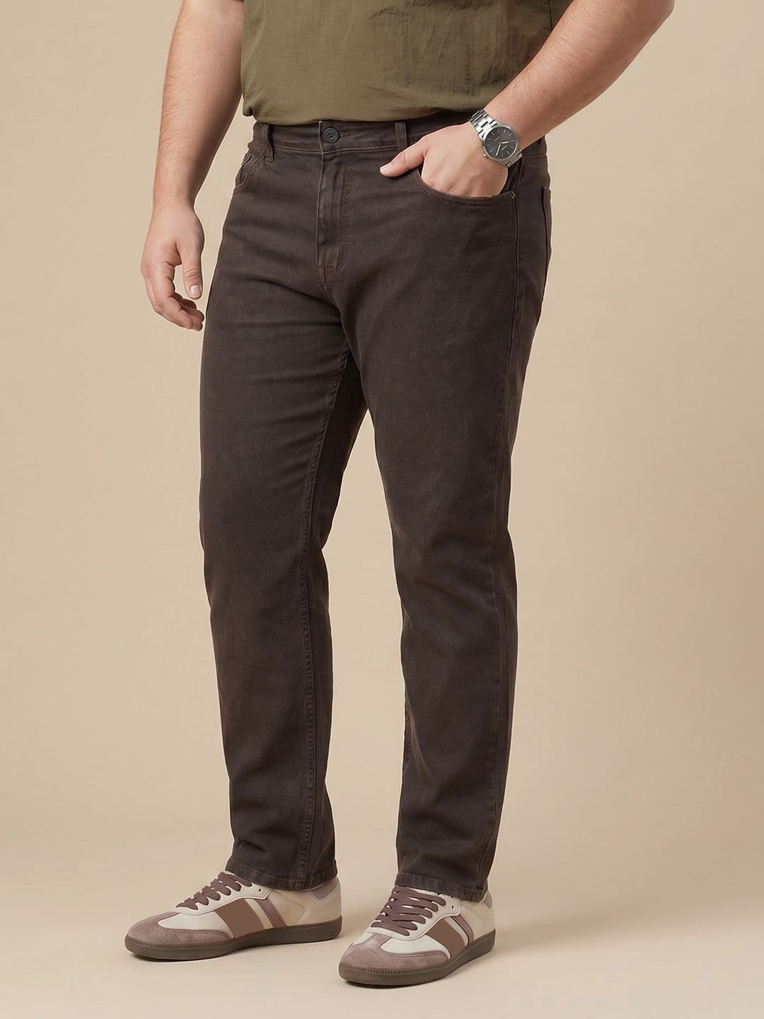 Sztori Men Plus Size Straight Fit Stretchable Jeans - view 1