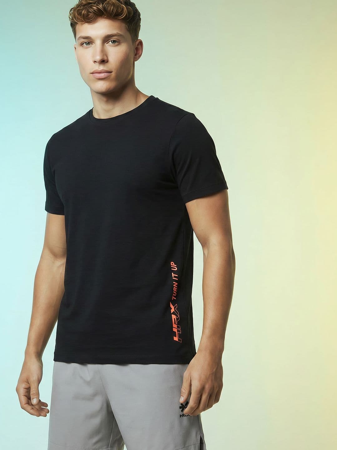 HRX by Hrithik Roshan Rapid-Dry Training T-shirt - view 1