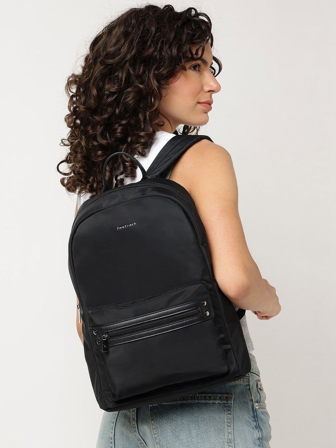 Fastrack Shadow Edge Nylon Backpack with 14 Inch Laptop Sleeve - view 1