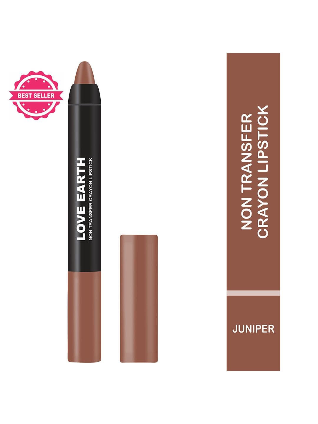 LOVE EARTH Non Transfer Crayon Lipstick - 3.5 g - Juniper - view 1