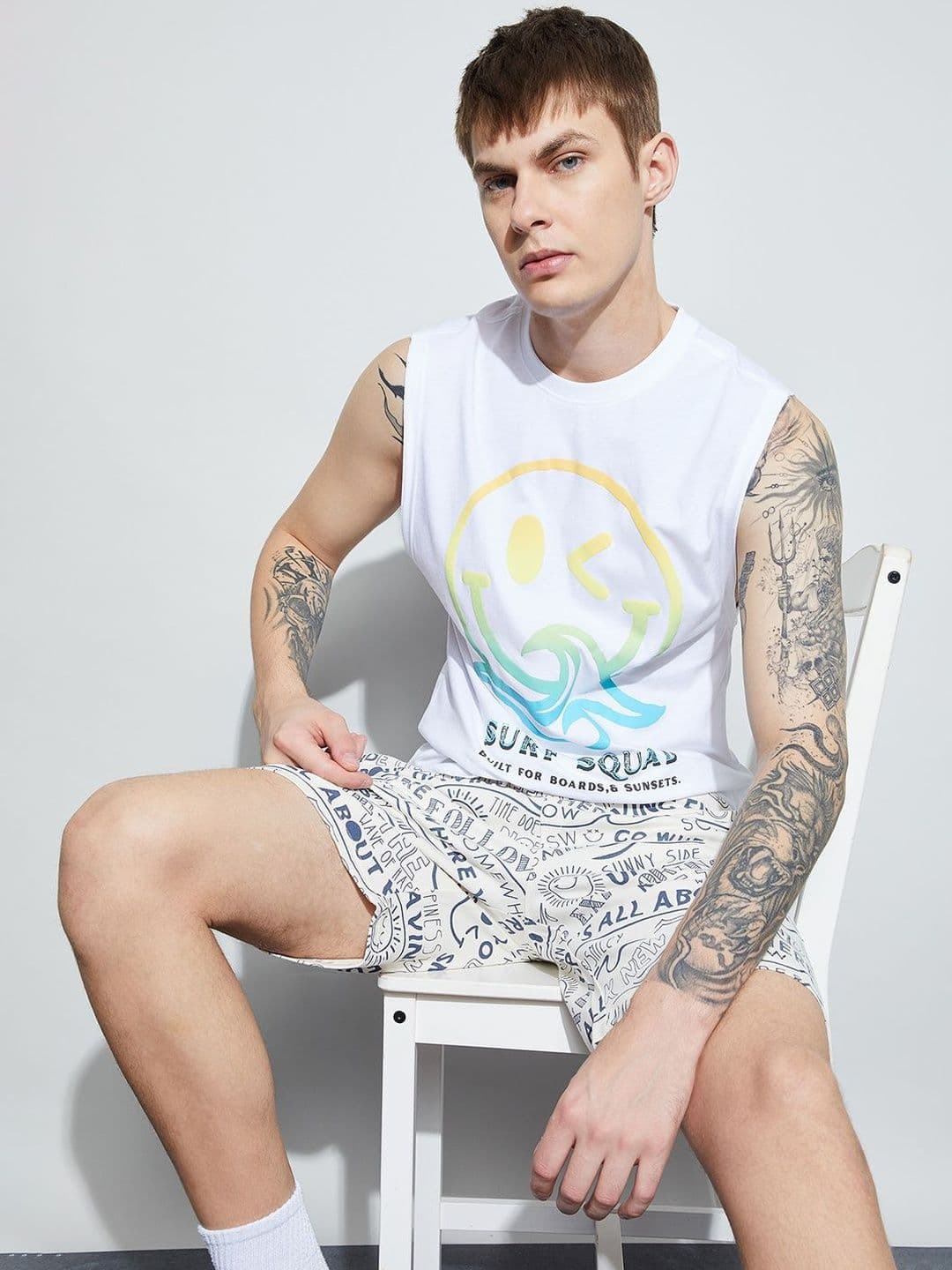 SmileyWorld Men Printed T-shirt - view 1