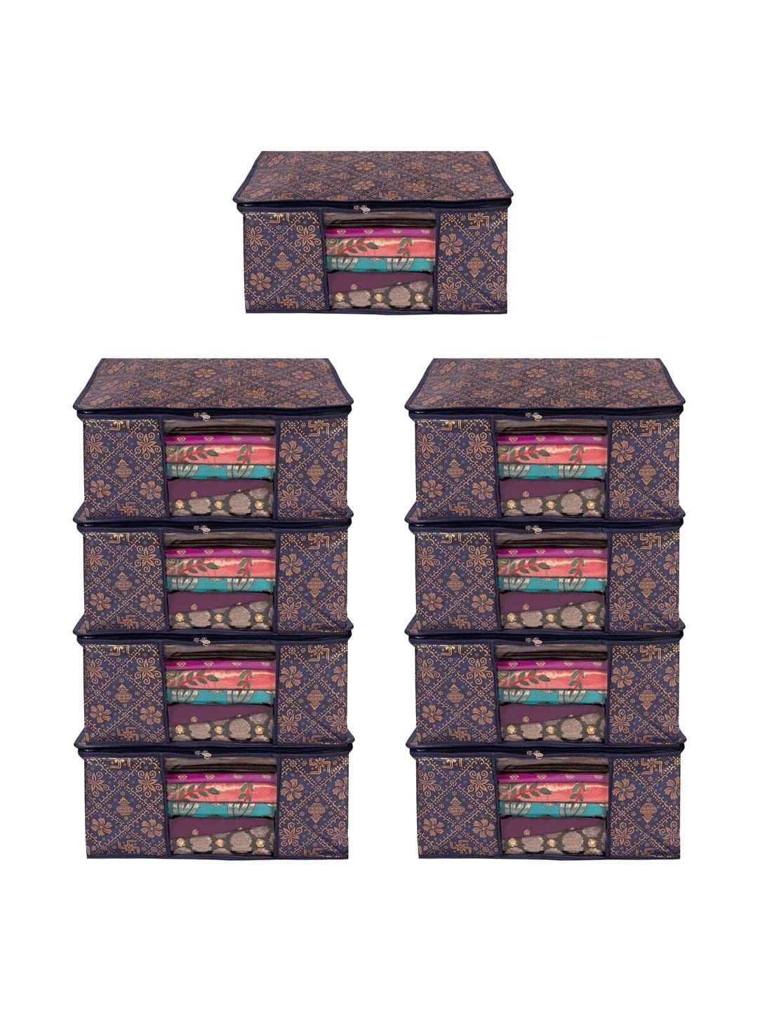 ANKIT INTERNATIONAL Blue Set of 6 Regular Multi-Utility Organisers - view 1