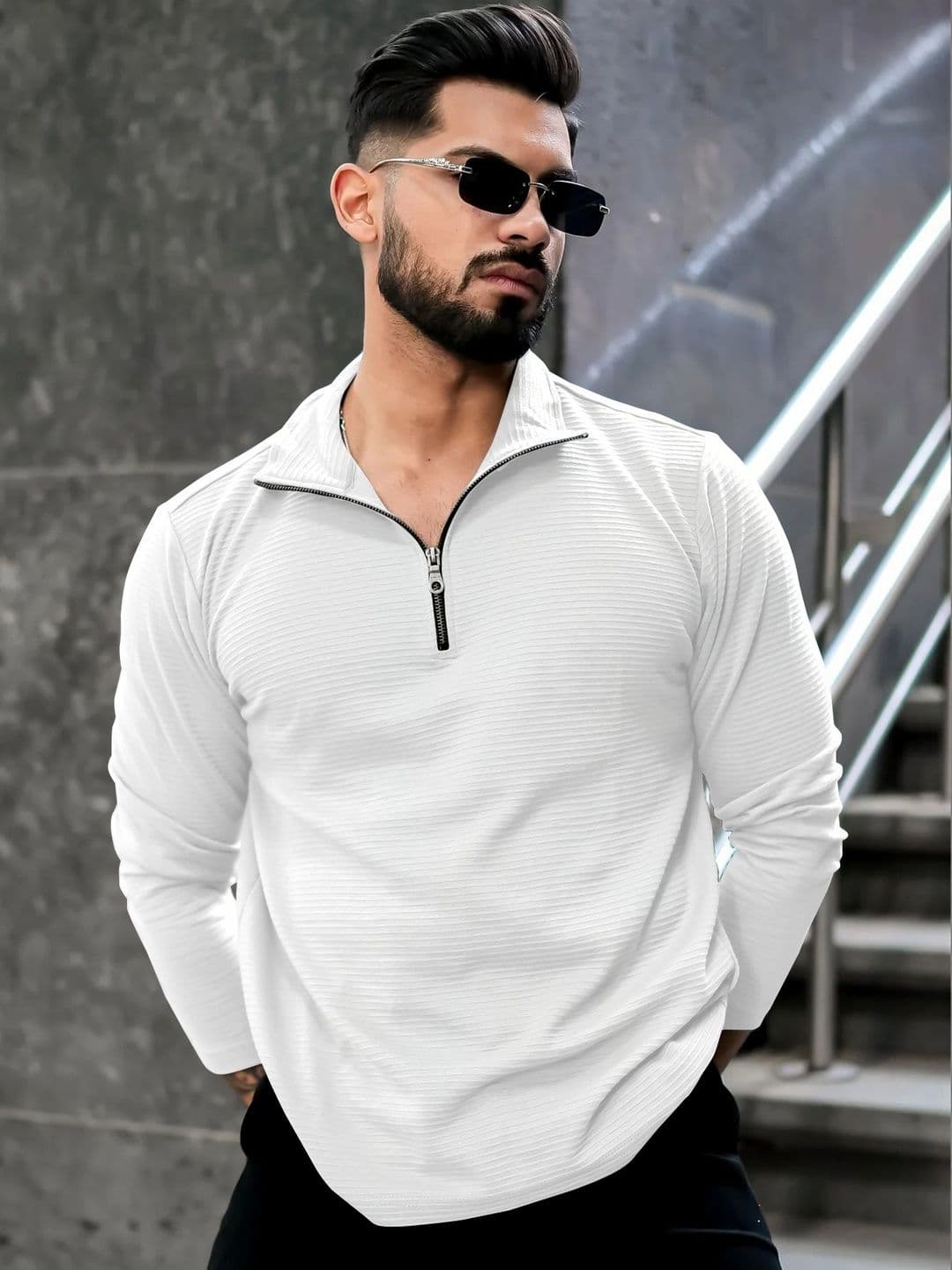 HAPPY KHAJANA Men Polo Collar T-shirt - view 1
