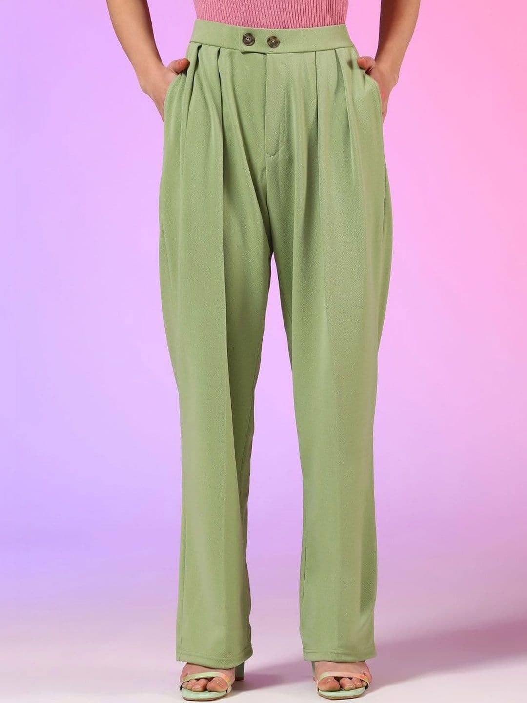 Stylecast X Kotty Women Classic High-Rise Pleated Trousers - view 1