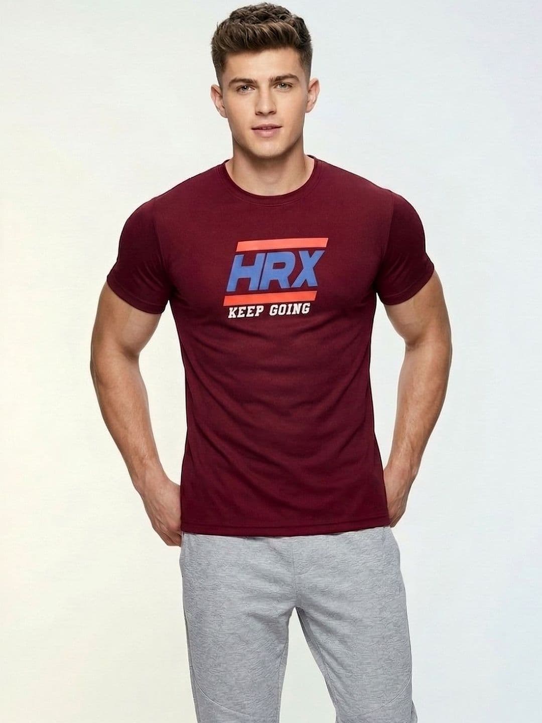 HRX by Hrithik Roshan Men Printed T-shirt - view 1