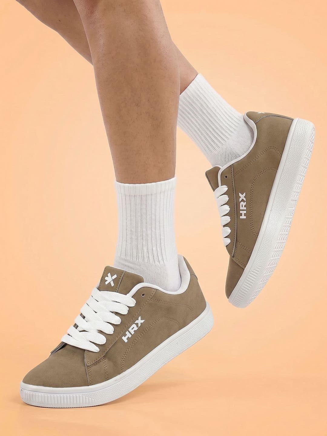 HRX by Hrithik Roshan Men Round Toe Textured Sneakers - view 1