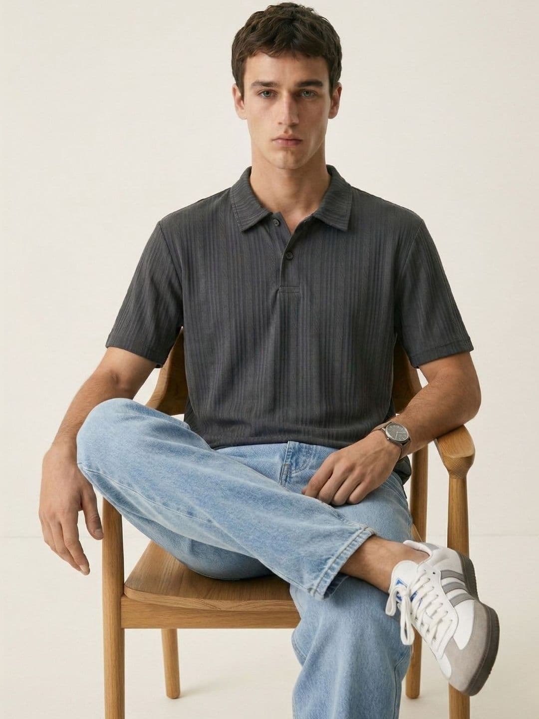 glitchez Men Polo Collar T-shirt - view 1