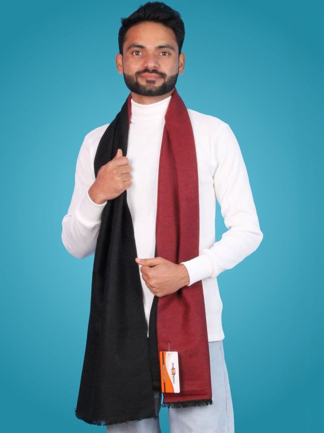 Pick Ur Needs Men Merino Wool Mufflers - view 1