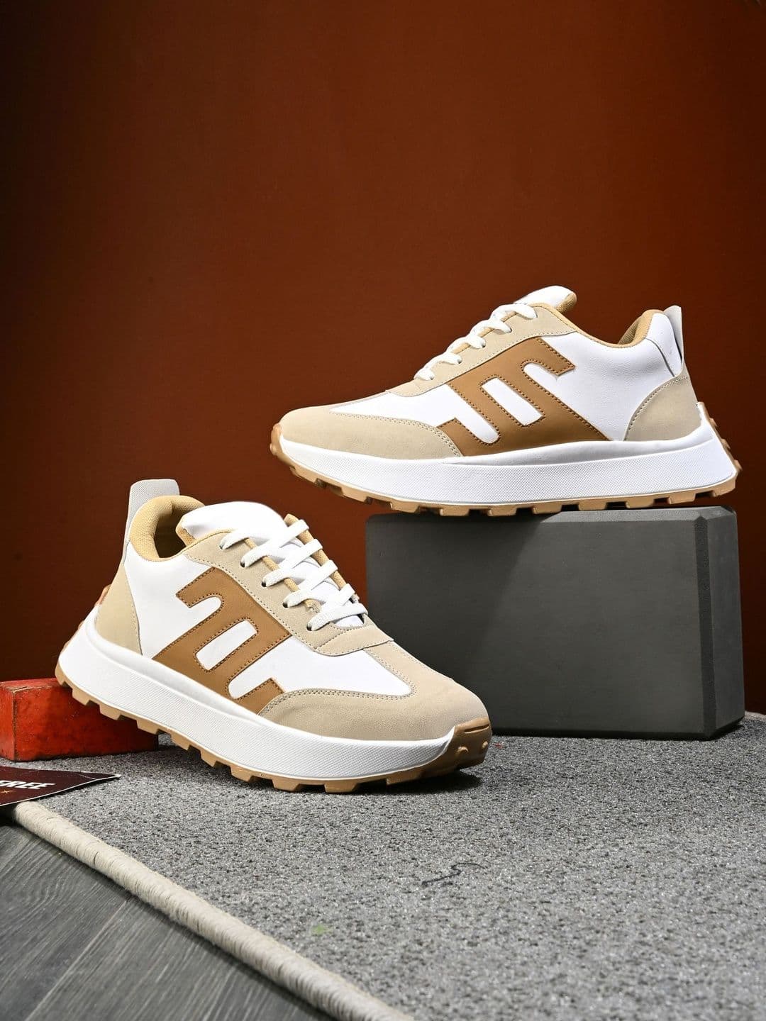The Roadster Lifestyle Co Men Colourblocked Round Toe Sneakers Casual Shoes - view 1