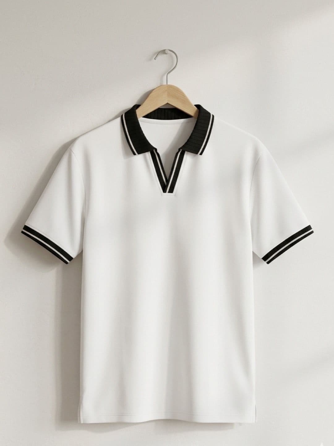 STEVE STATUS Men Polo Collar T-shirt - view 1