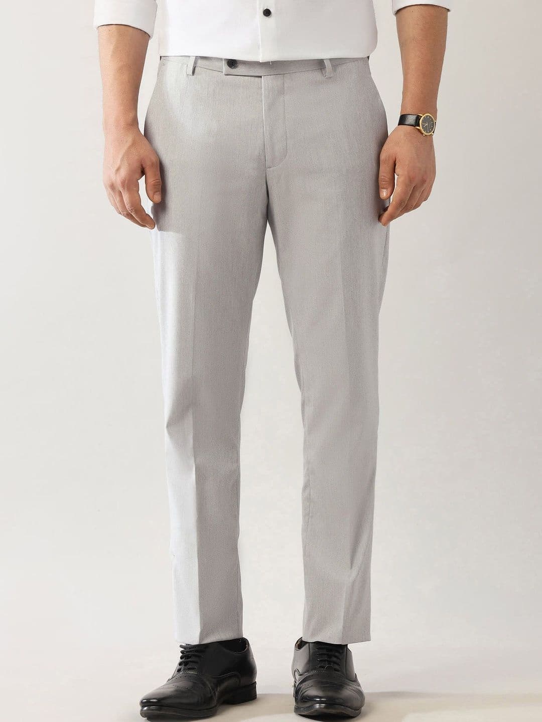 Arrow Men Hudson Tailored Fit Formal Trousers - view 1