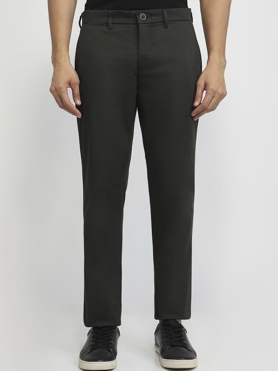 Parx Men Tapered Fit Low-Rise Chinos Trousers - view 1