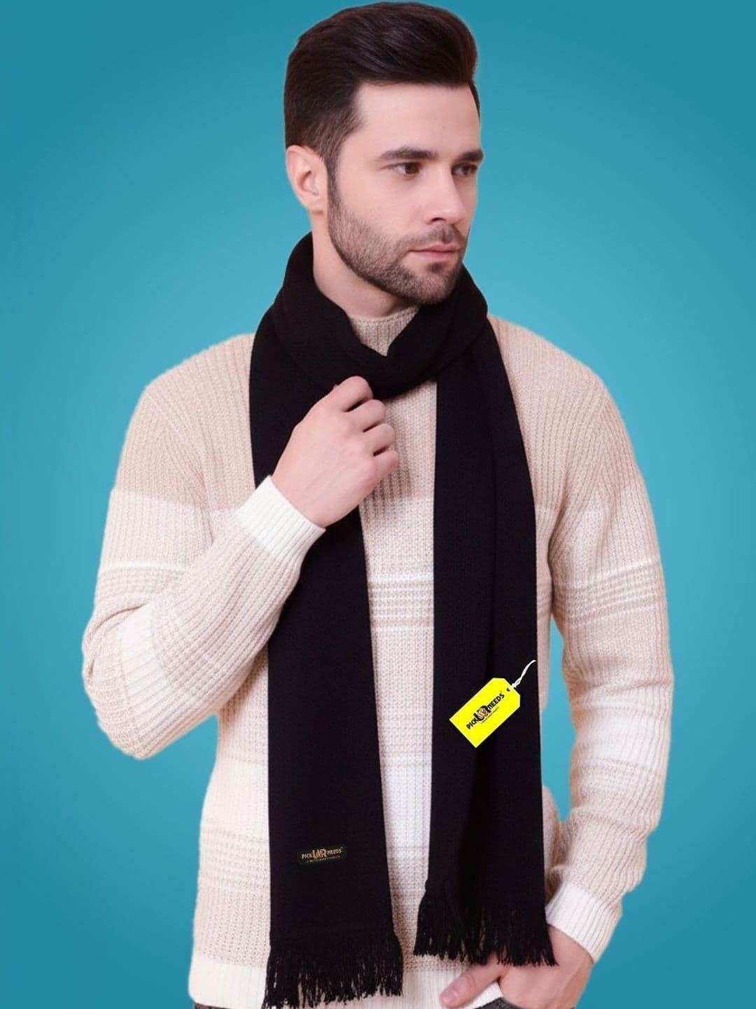 Pick Ur Needs Men Merino Wool Mufflers - view 1