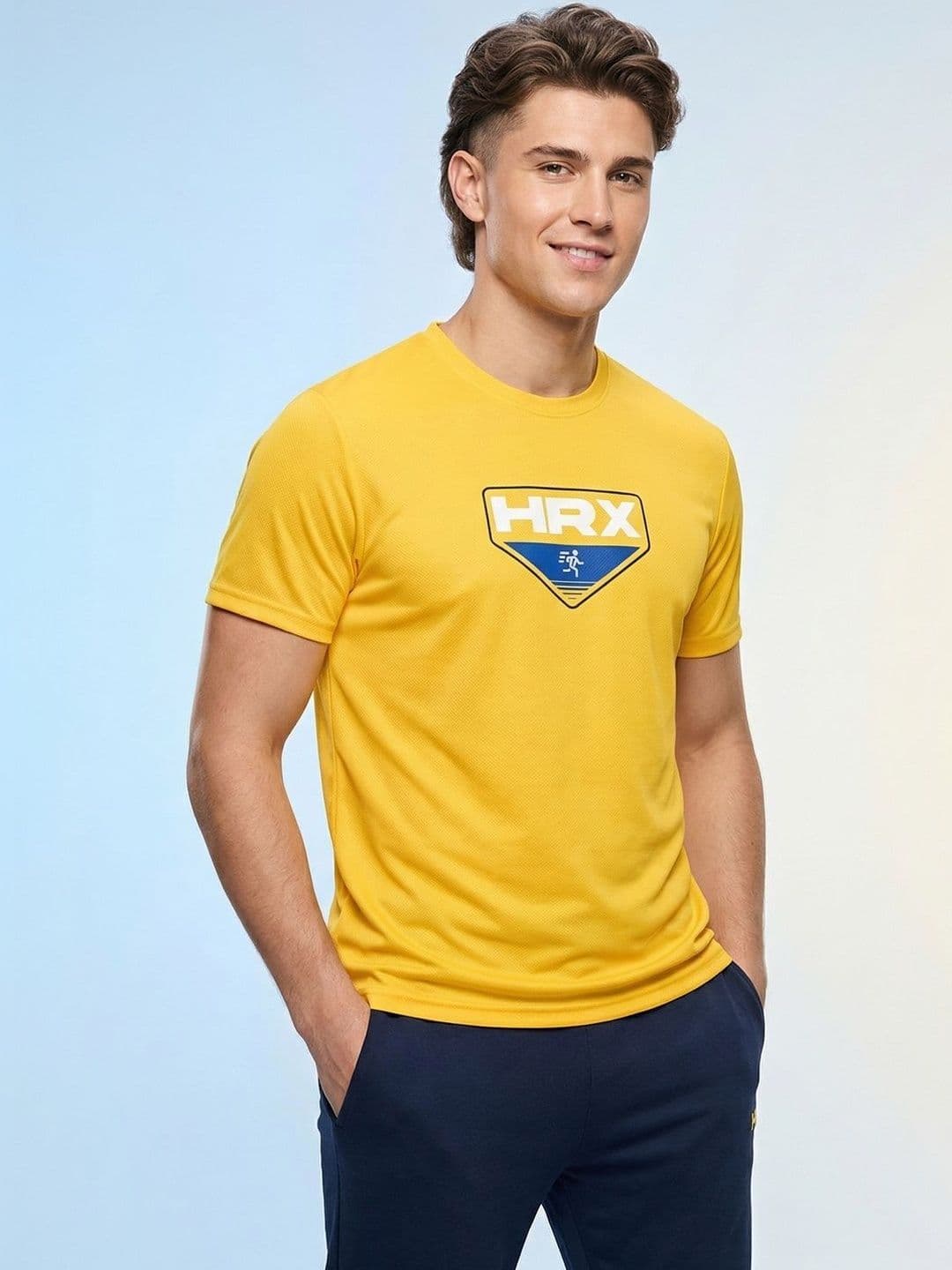 HRX by Hrithik Roshan Men Brand Logo Printed T-shirt - view 1
