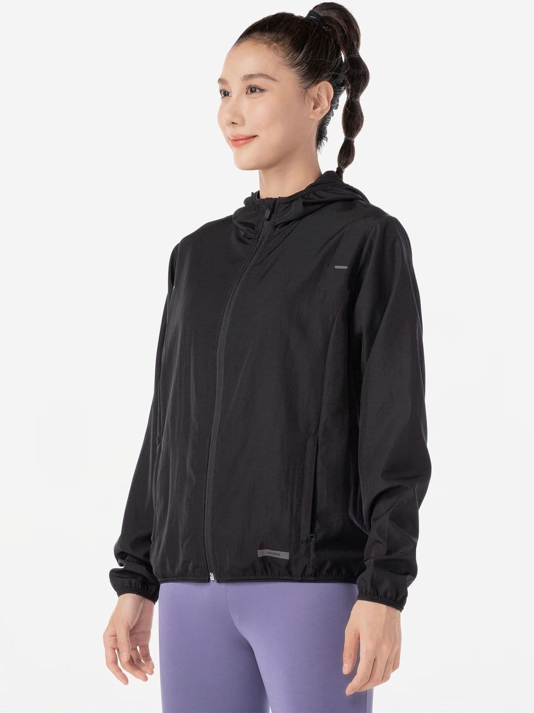 Decathlon Kiprun - Women Black Run 100 Wind Windproof Running Jacket - view 1