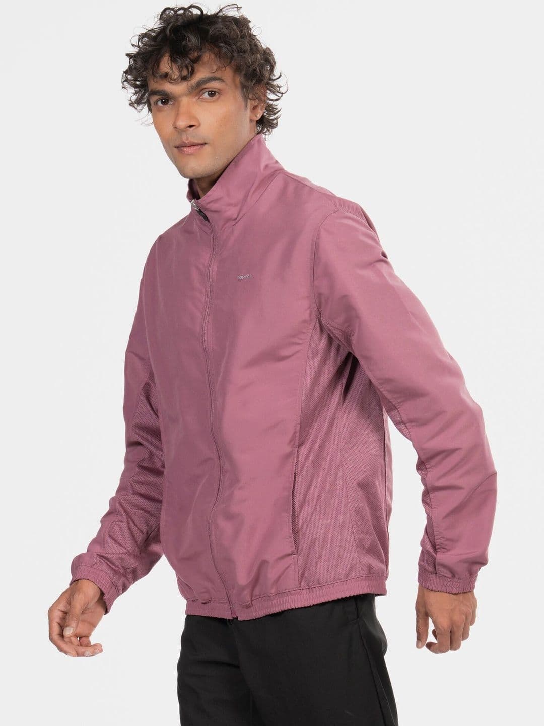 Decathlon Domyos - Men Pink FJA 100 Lightweight Fitness Jacket - view 1