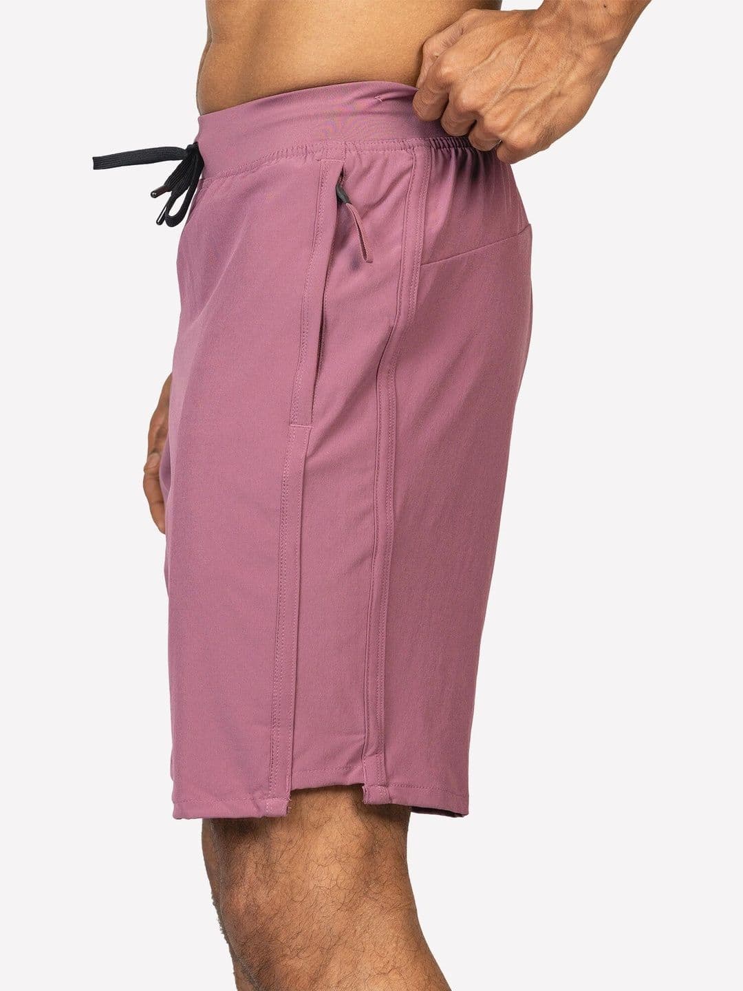 Decathlon Domyos - Men Brown Strings 500 Moisture Management Gym Shorts - view 1