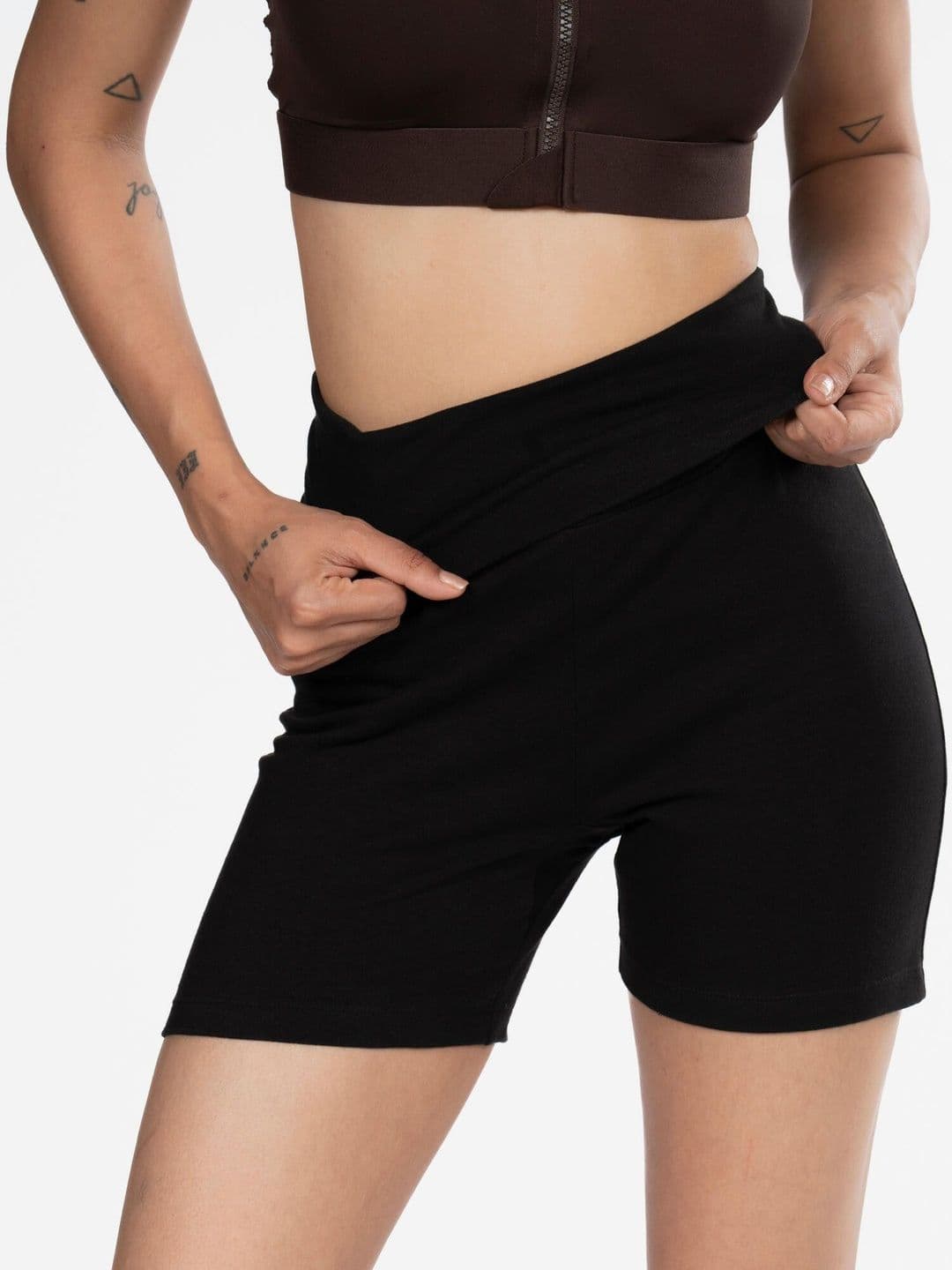 Decathlon Domyos - Women Black Softness Yoga Shorts - view 1