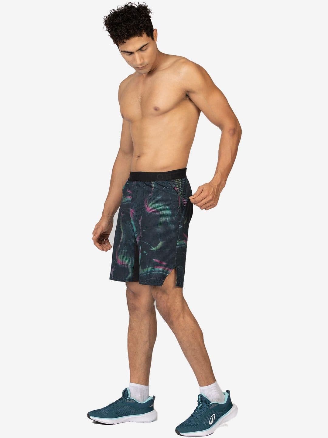 Decathlon Domyos - Men Black Breathable Gym Shorts - view 1