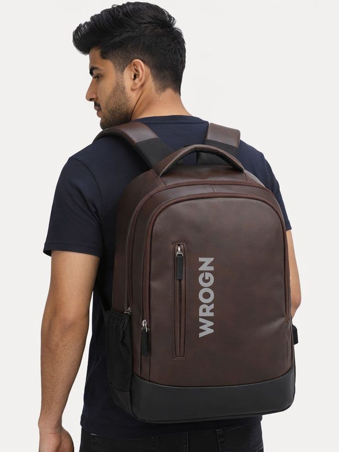 WROGN Unisex Brand Logo Backpack with USB Charging Port - view 1