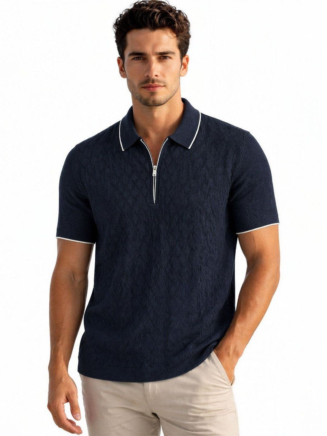 Status Quo Men Polo Collar T-shirt - view 1