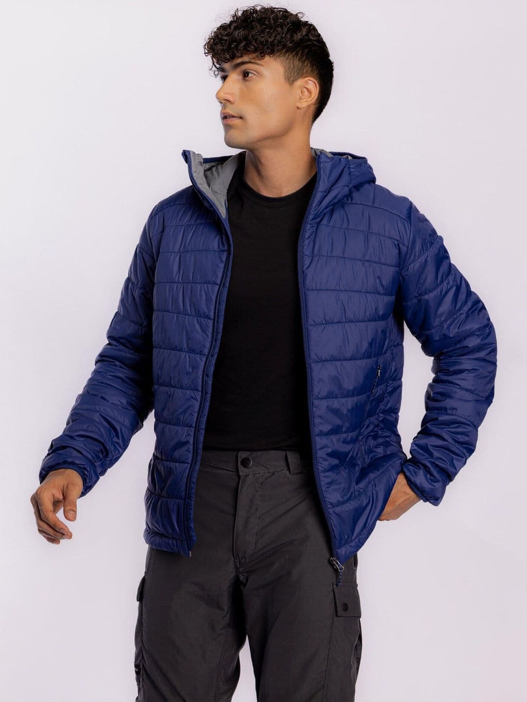 Decathlon Trekking Down Jacket With Hood Mt100 -5c - view 1
