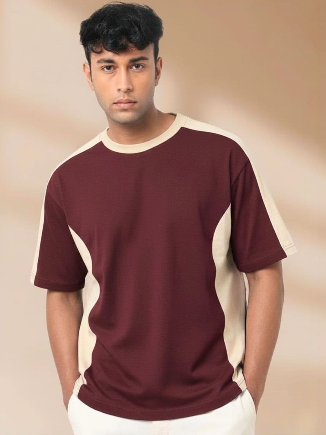 Cool Plus Men Colourblocked T-shirt - view 1