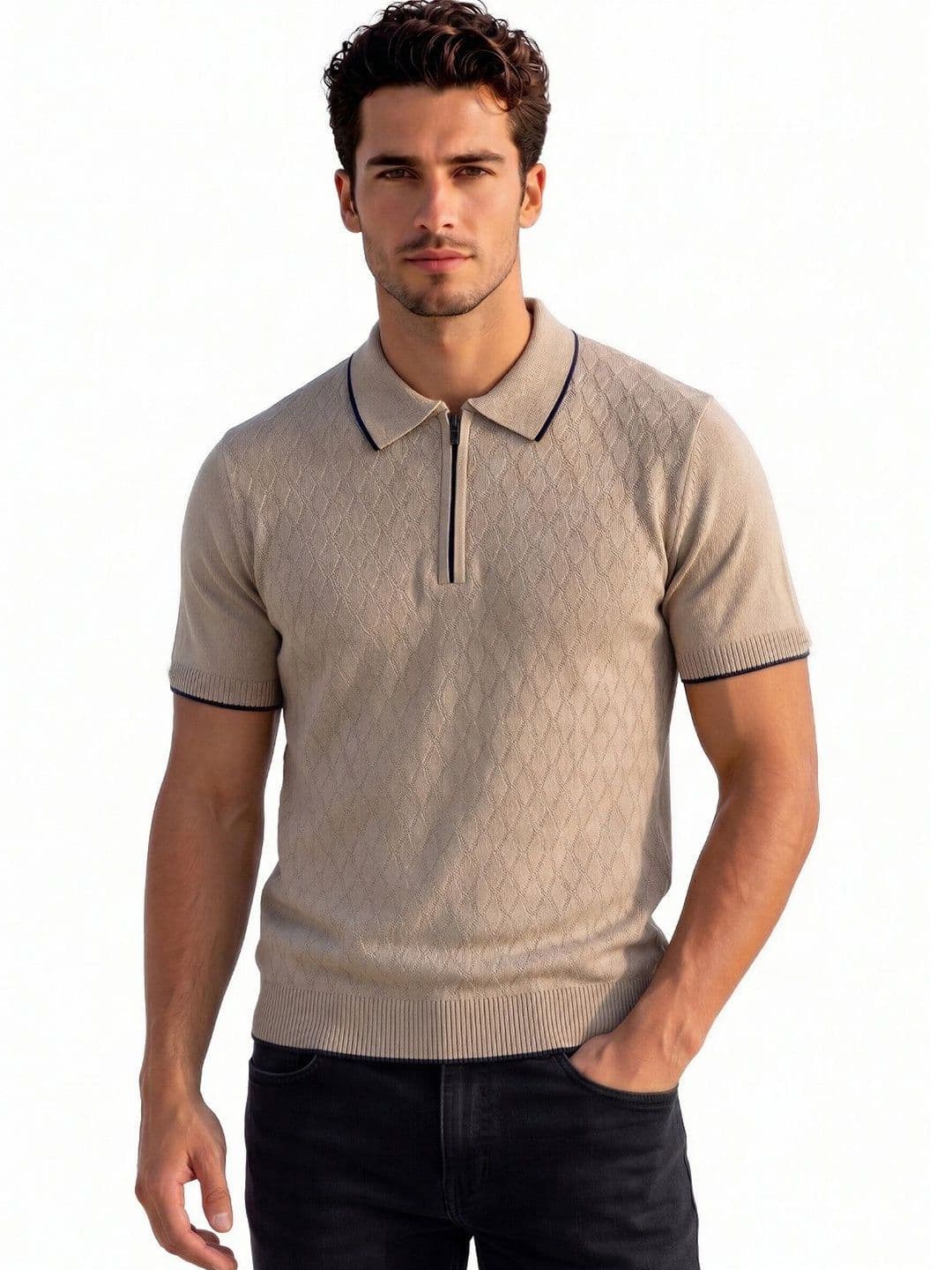 Status Quo Men Polo Collar T-shirt - view 1