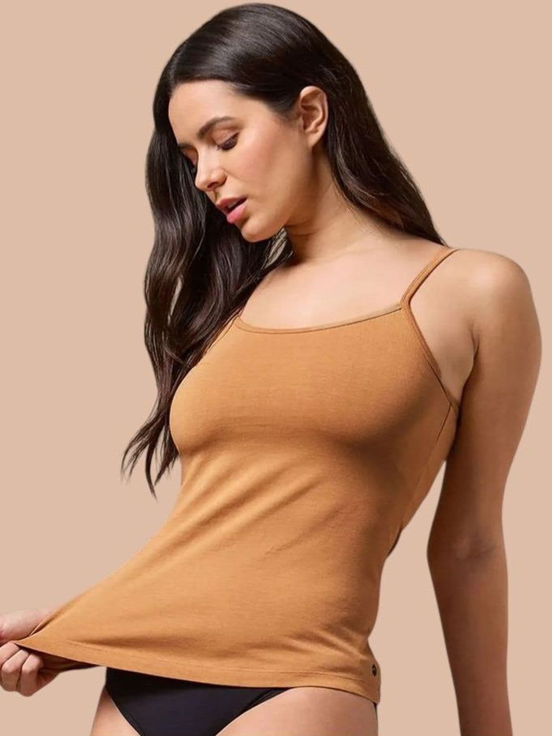 DressBerry Pack Of 2 Cotton Camisole With Adjustable Straps And Stayfresh Treatment - view 1