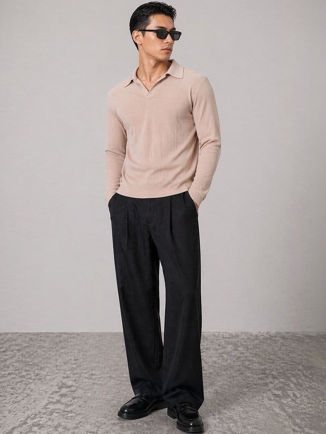 Mast & Harbour Men Polo Collar T-shirt - view 1