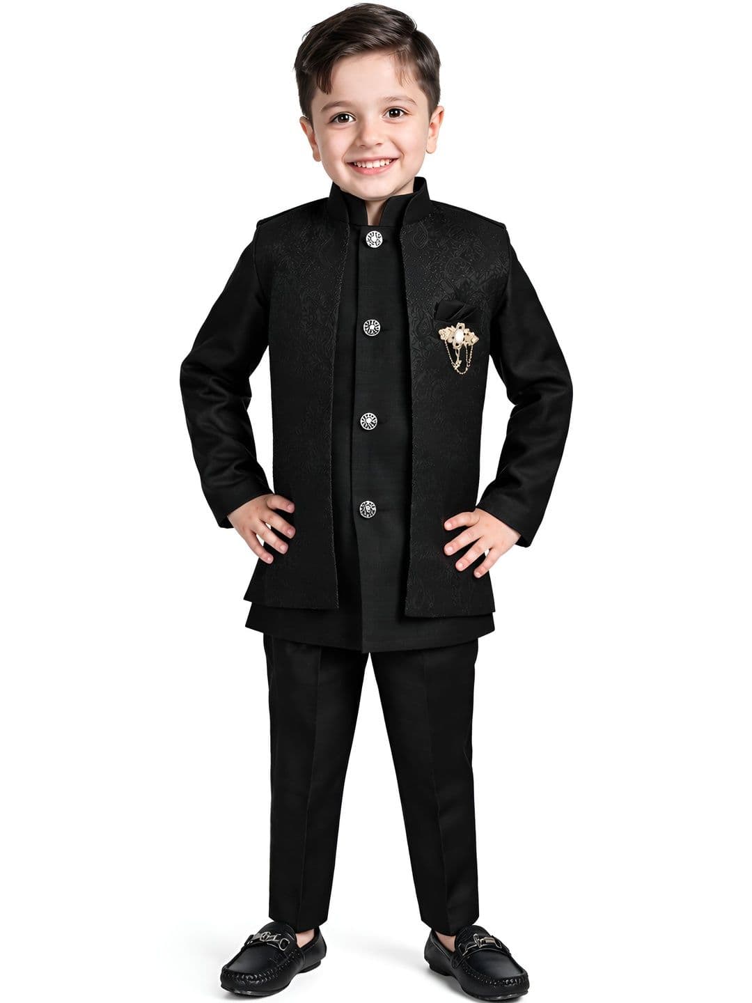 BAESD Boys Band Collar Sherwani - view 1