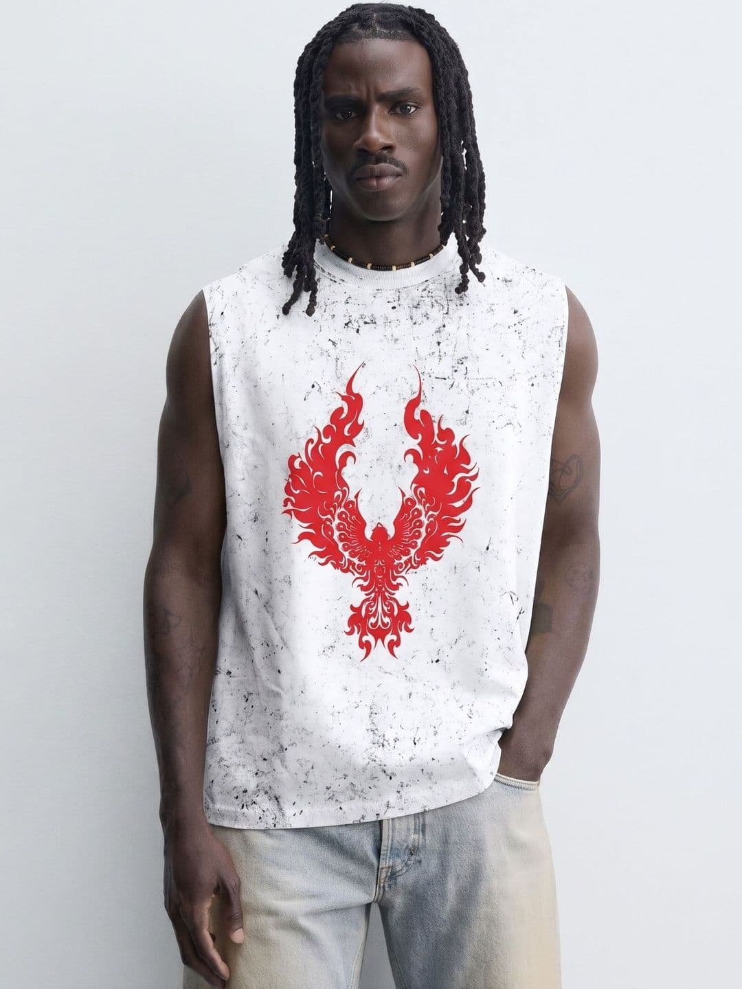 RHINO CULT Graphic Printed Short Sleeves Cotton T-shirt - view 1