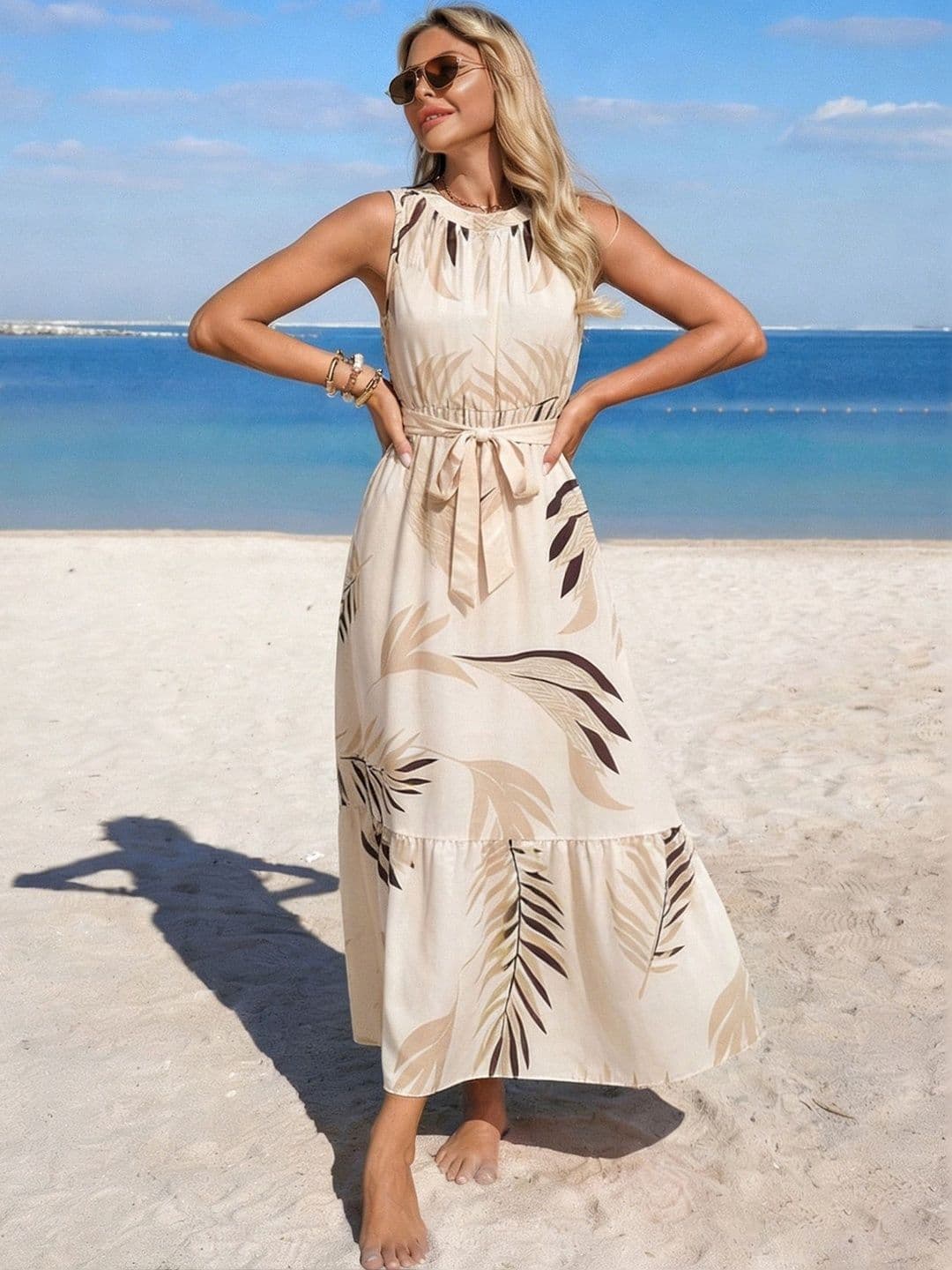 StyleCast x Revolte Print Maxi Dress - view 1