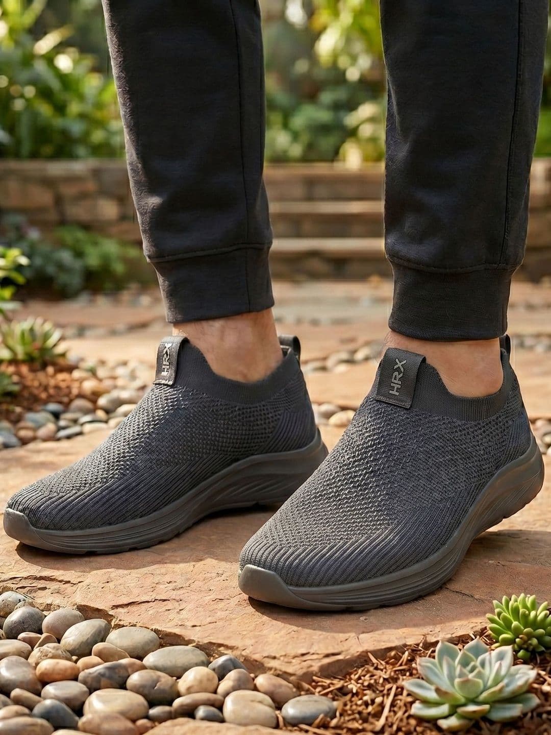 HRX by Hrithik Roshan Men Textured Sneakers - view 1