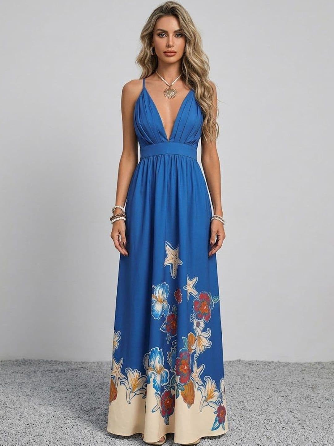 StyleCast x Revolte Floral Print Maxi Dress - view 1