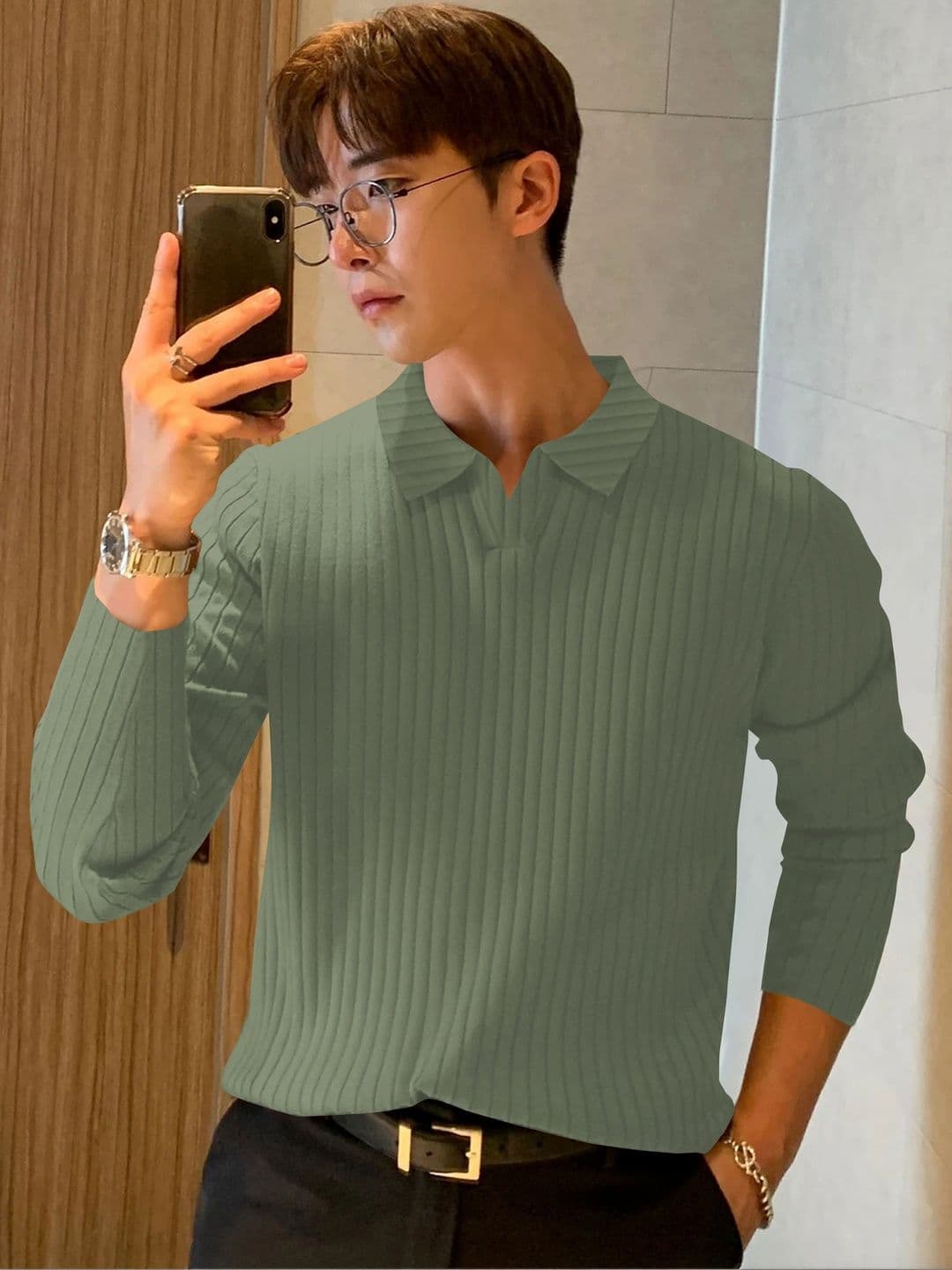 KAJARU Men Polo Collar T-shirt - view 1