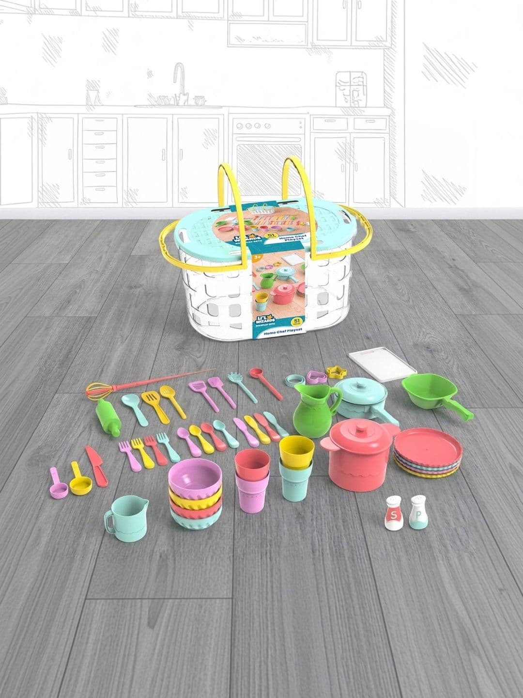 Li'l Wizards Home Chef Play Set Early Learning Toy - view 1