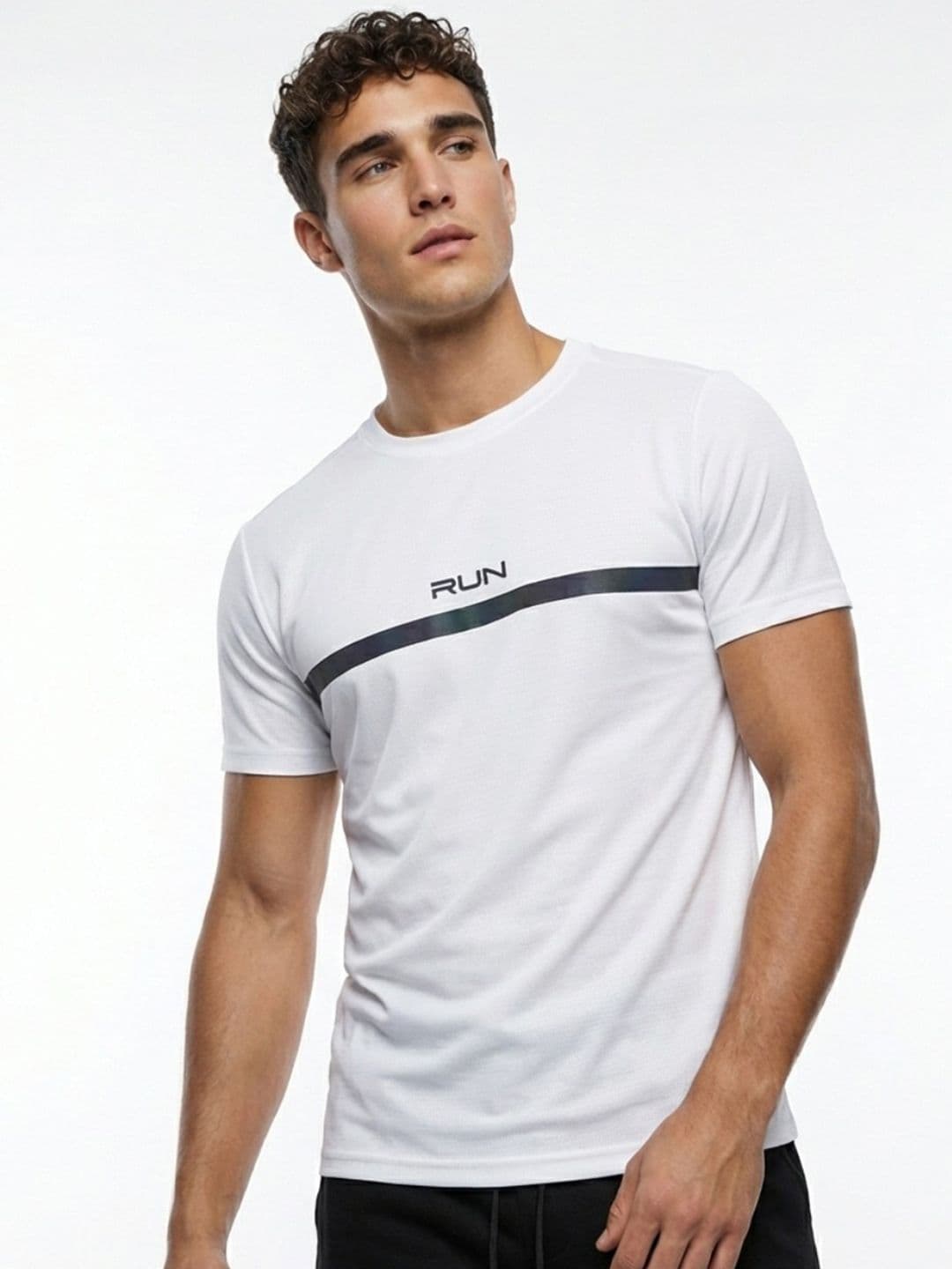 CROSS BENCH Men Typography Printed Round Neck T-shirt - view 1