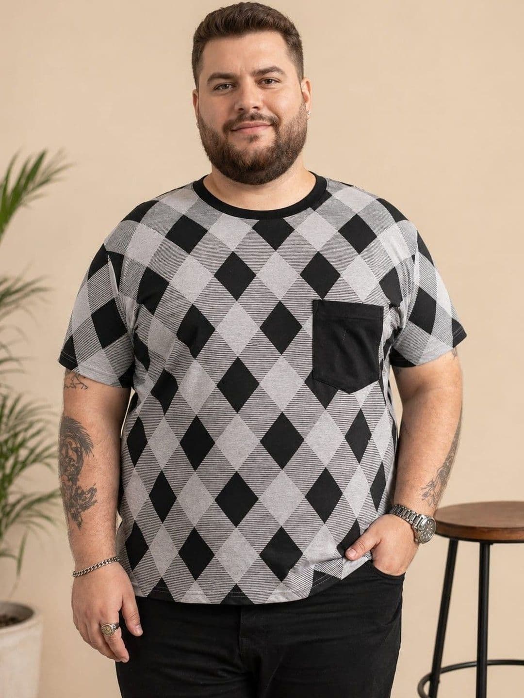 AUSTIVO Men Printed Pockets T-shirt - view 1
