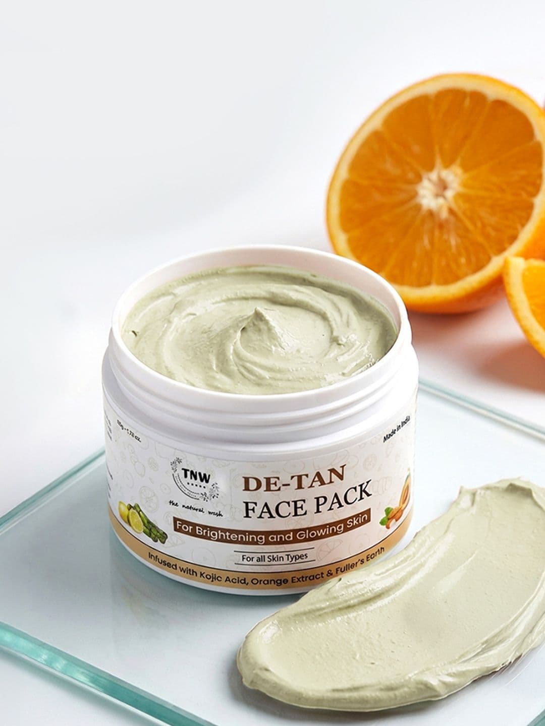 TNW the natural wash De Tan Face Pack Tan Removal & Brightening for Glowing Skin 50g - view 1