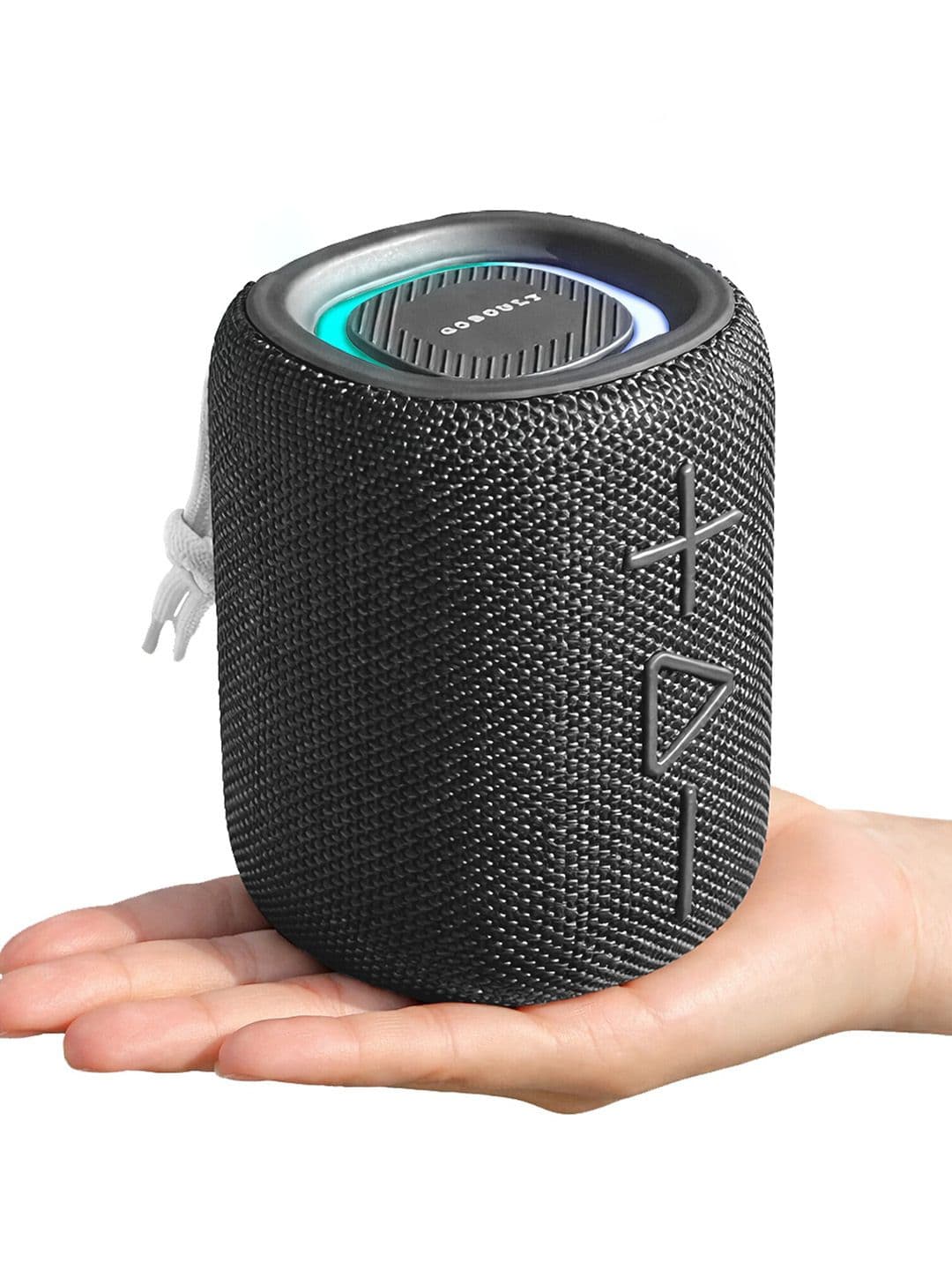 GOBOULT Rave 10W, Dual Drivers, RGB LED, TWS node Speaker(Jet Black, Stereo Channel) - view 1