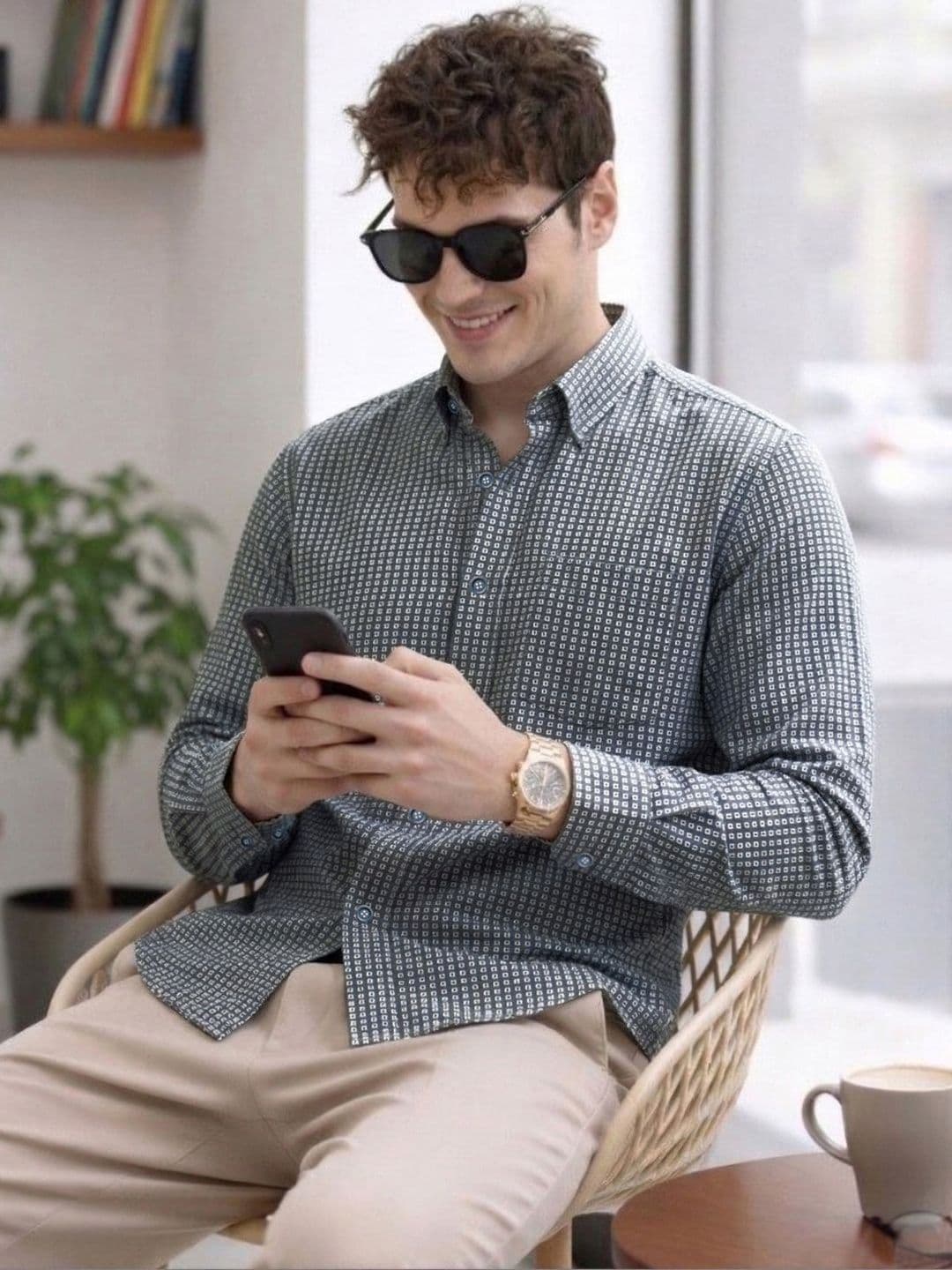 SZN Men Printed Casual Shirt - view 1