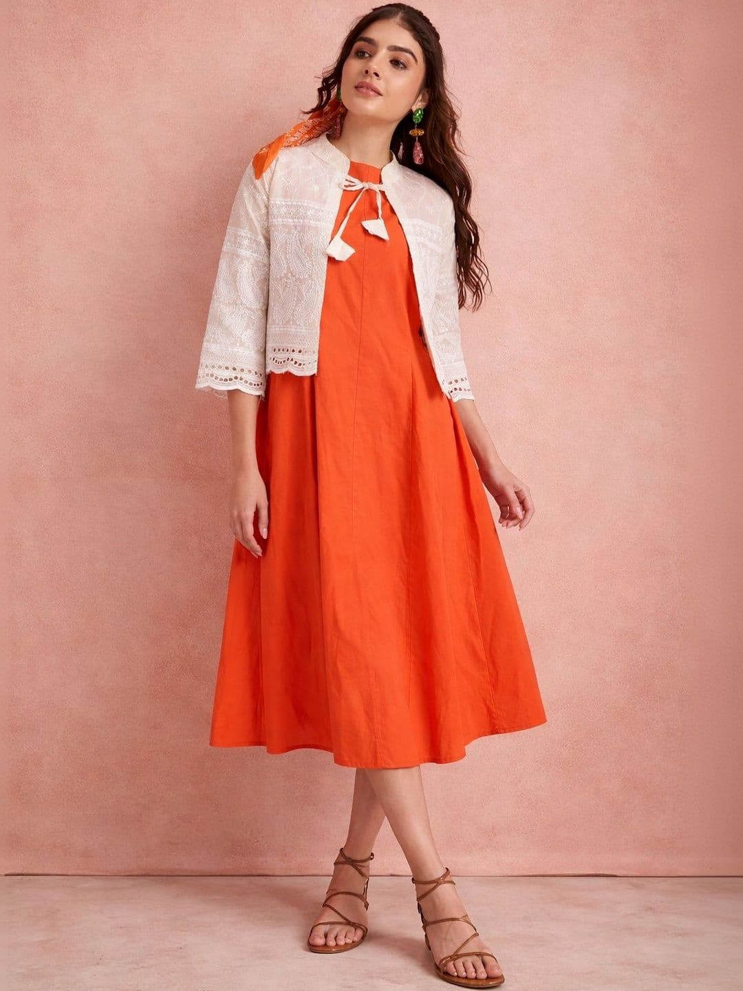 all about you Women Woven with Embroidered Jacket - view 1