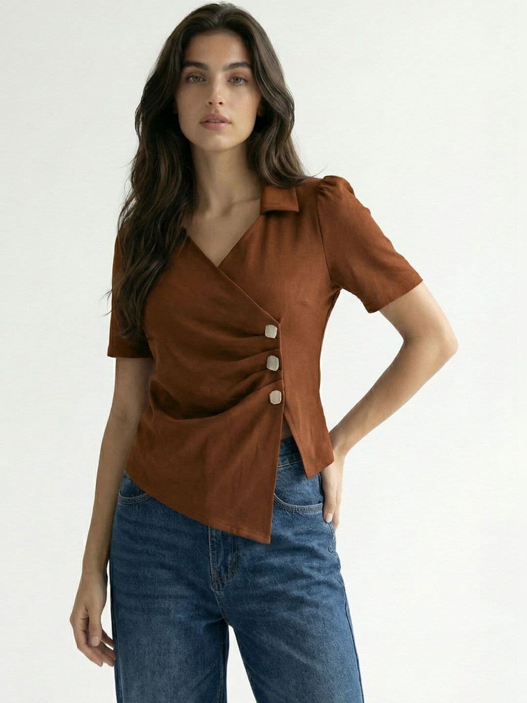 glitchez Wrap Top - view 1