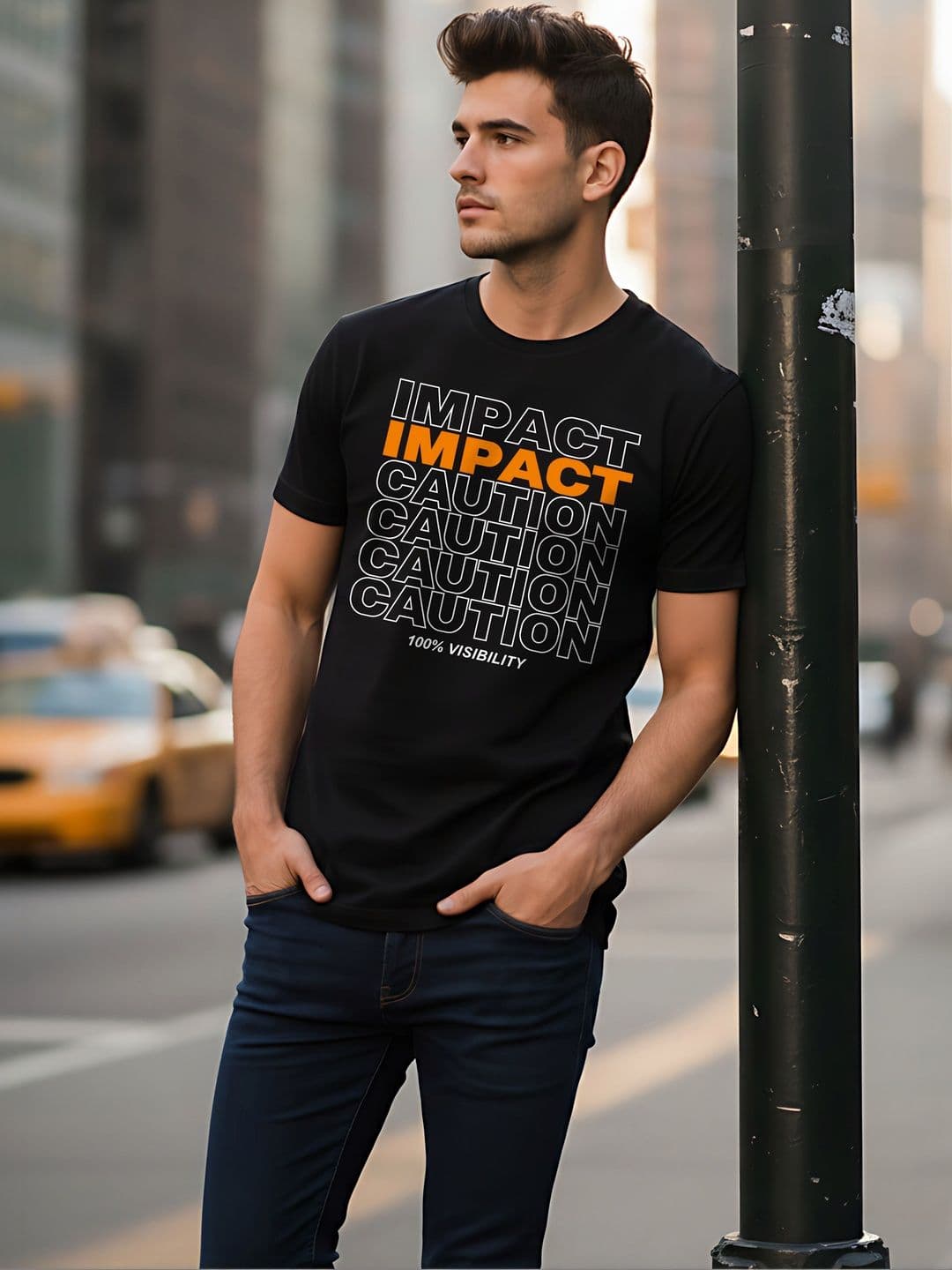 SYMBLANCE Men Typography Printed T-shirt - view 1